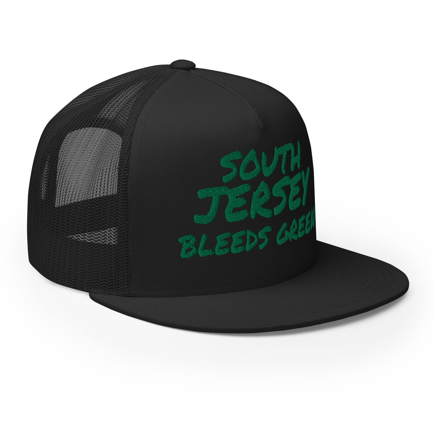 South Jersey Bleeds Green Trucker Cap