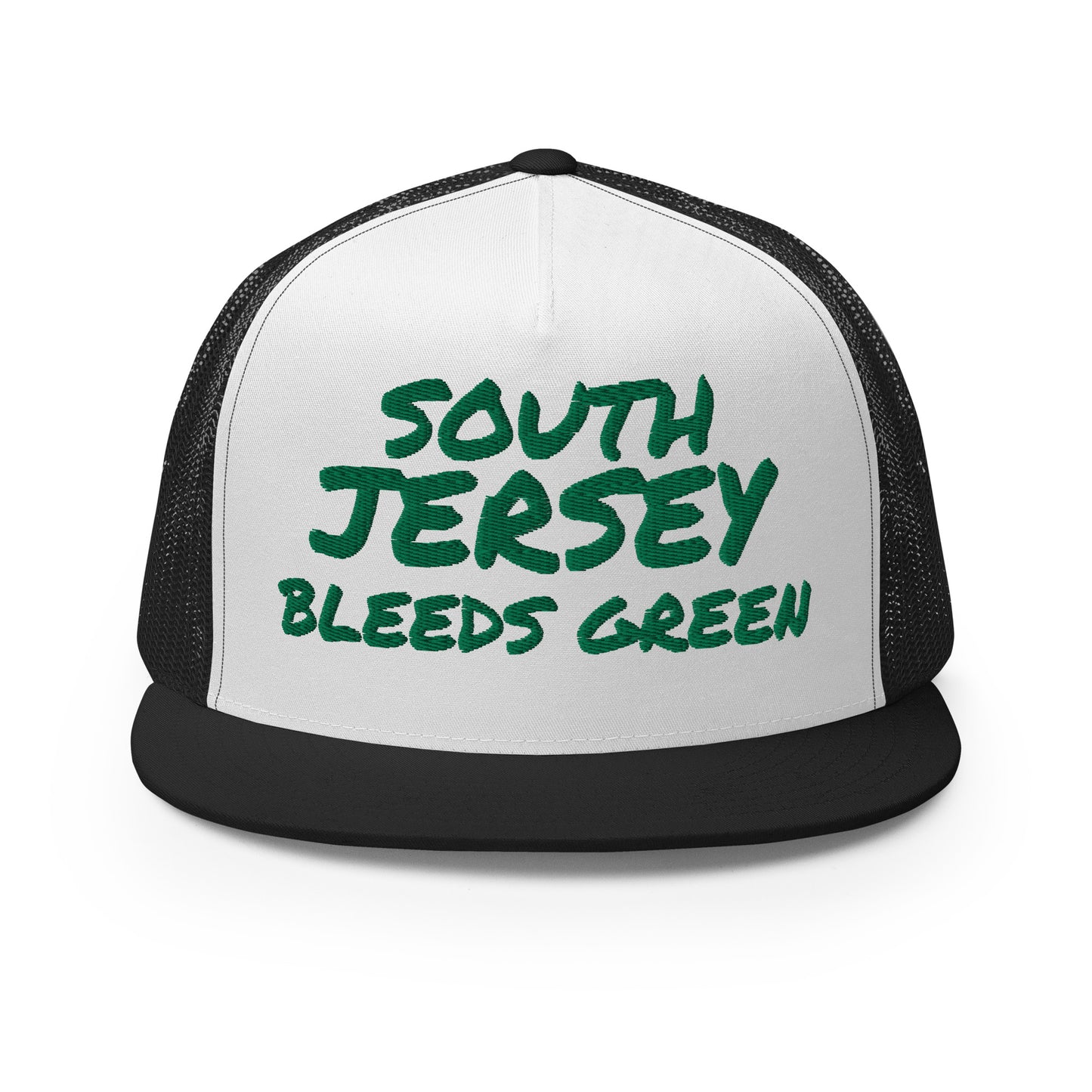 South Jersey Bleeds Green Trucker Cap