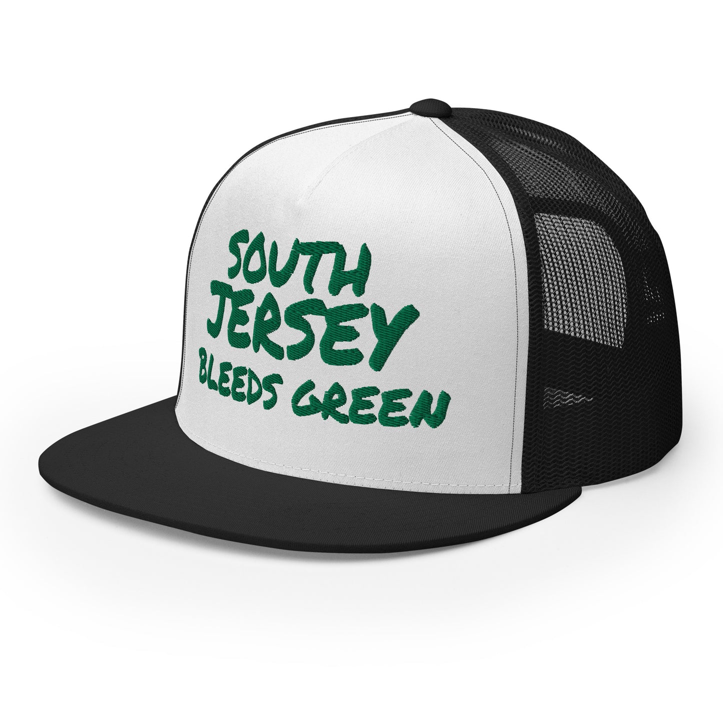 South Jersey Bleeds Green Trucker Cap