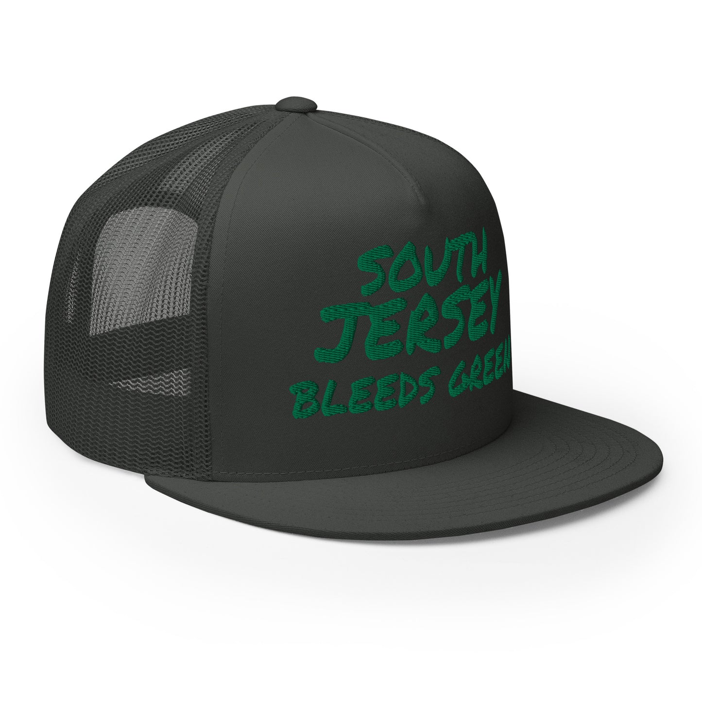 South Jersey Bleeds Green Trucker Cap