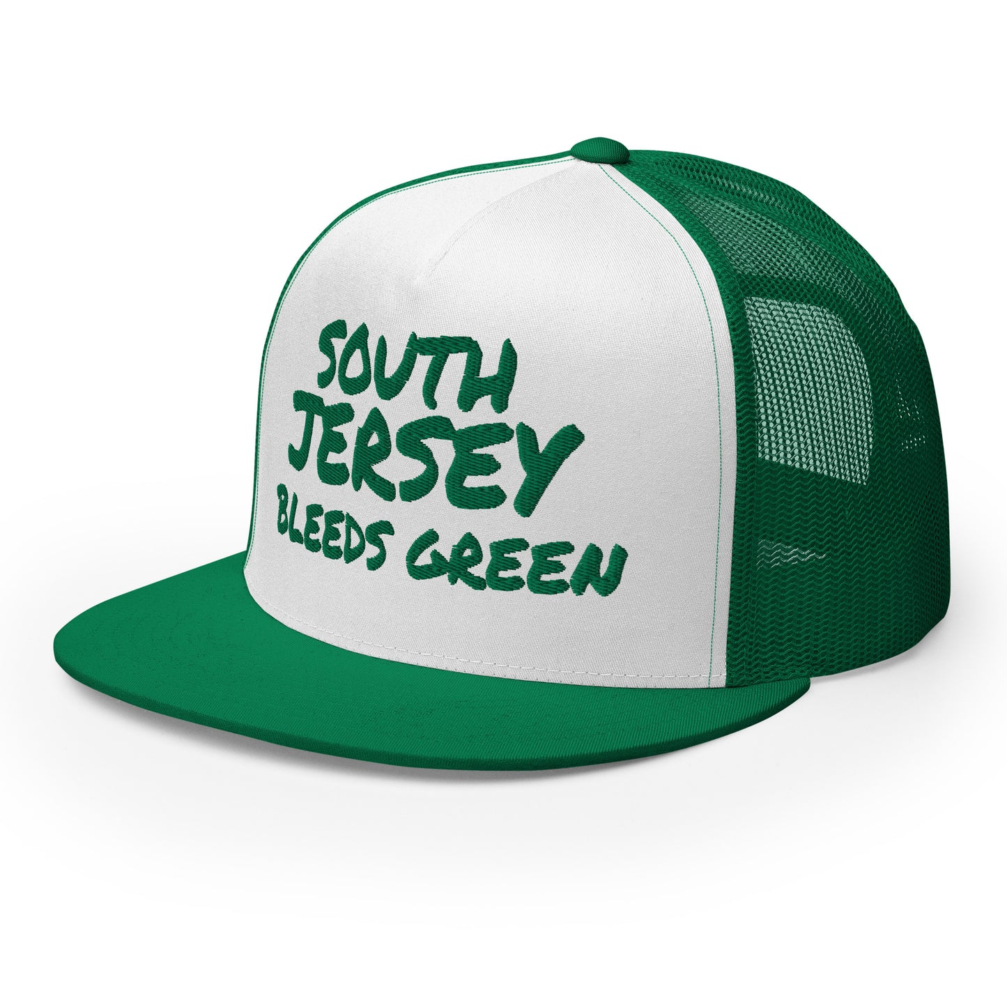 South Jersey Bleeds Green Trucker Cap