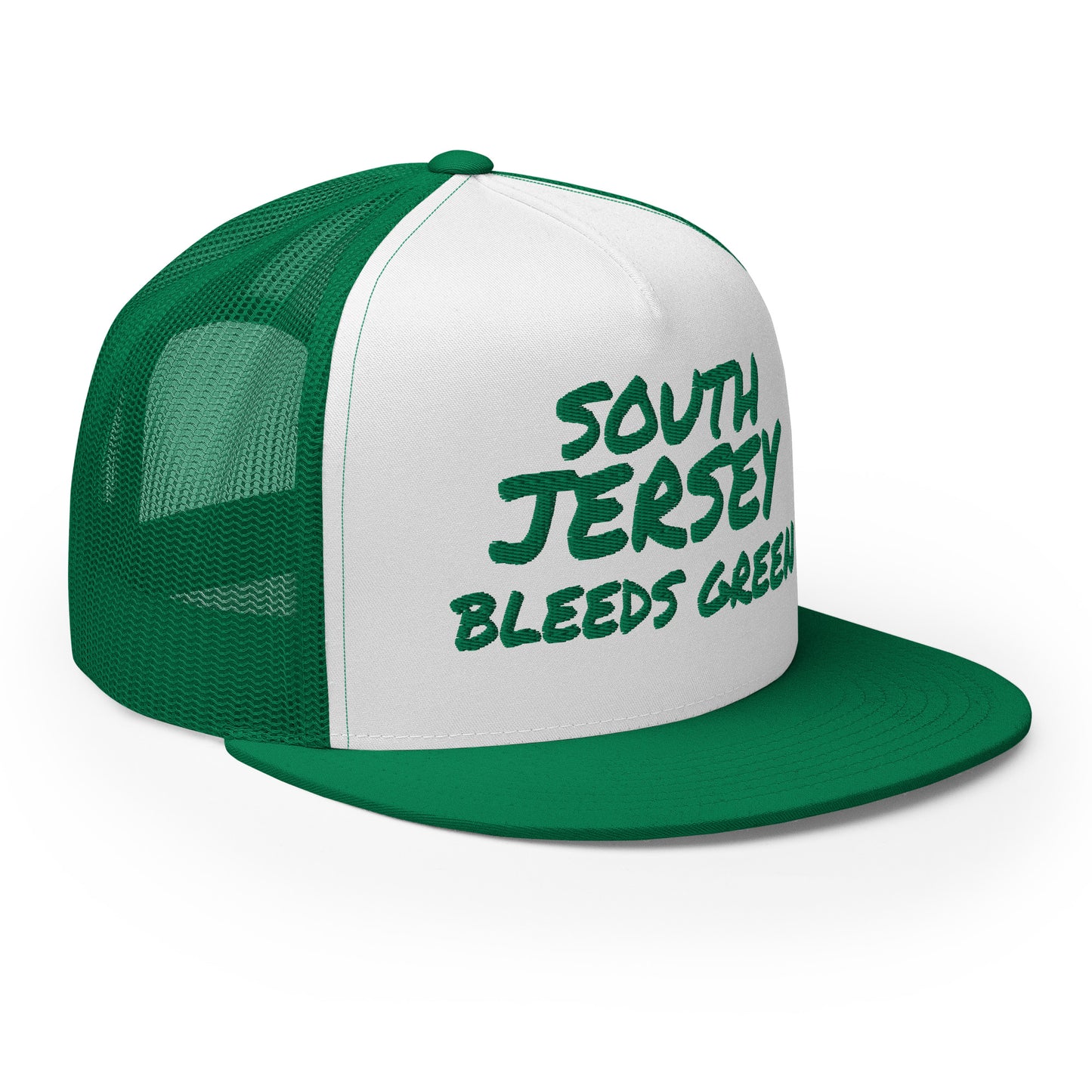 South Jersey Bleeds Green Trucker Cap