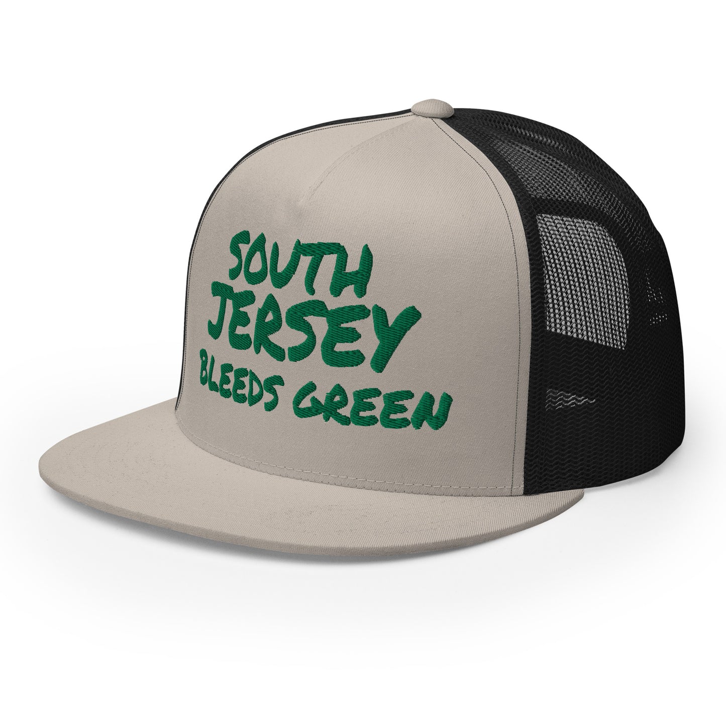 South Jersey Bleeds Green Trucker Cap