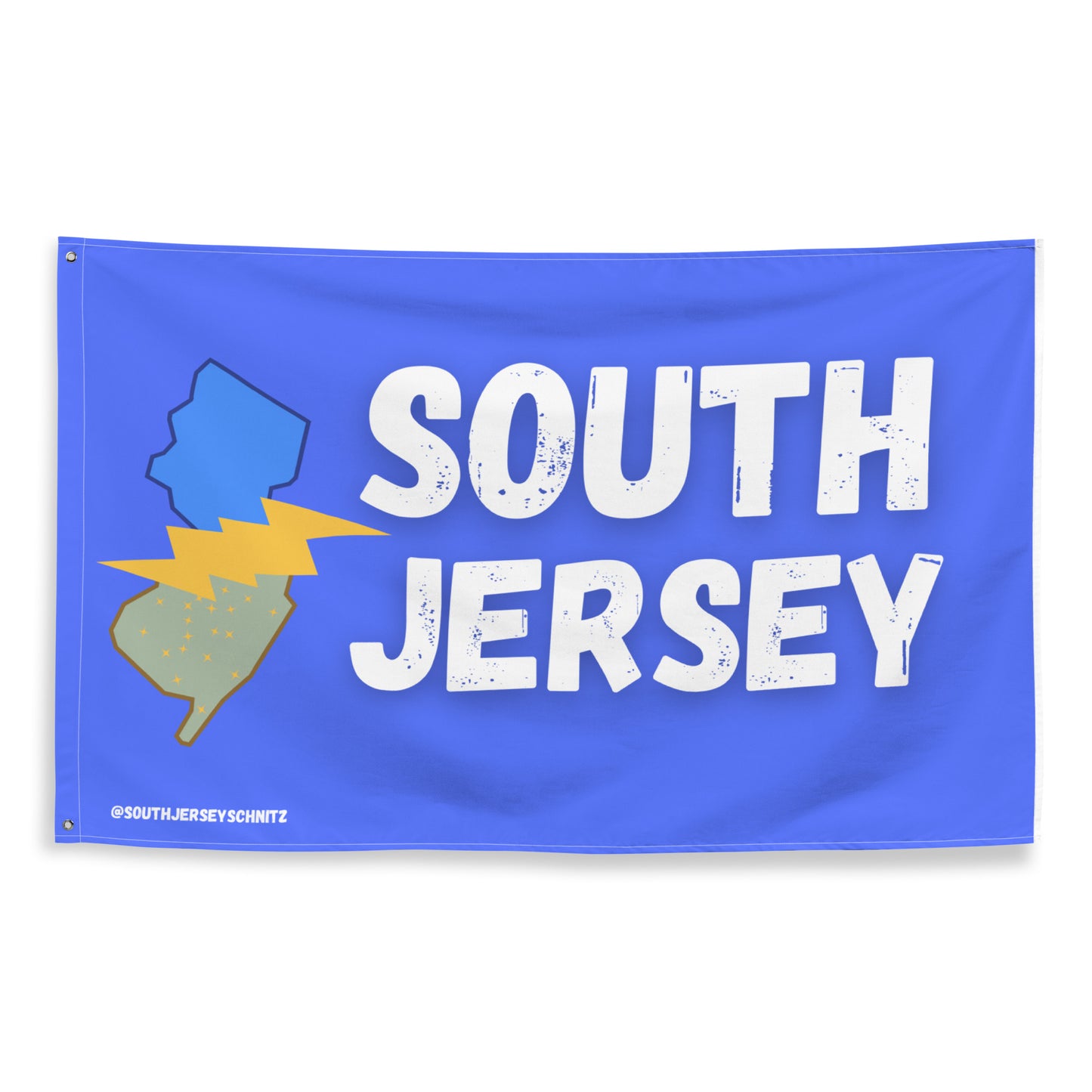 Blue South Jersey Schnitz Flag