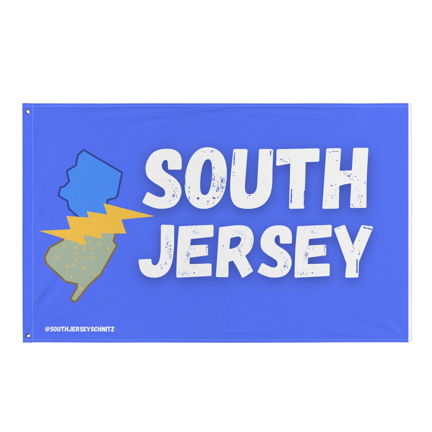 Blue South Jersey Schnitz Flag