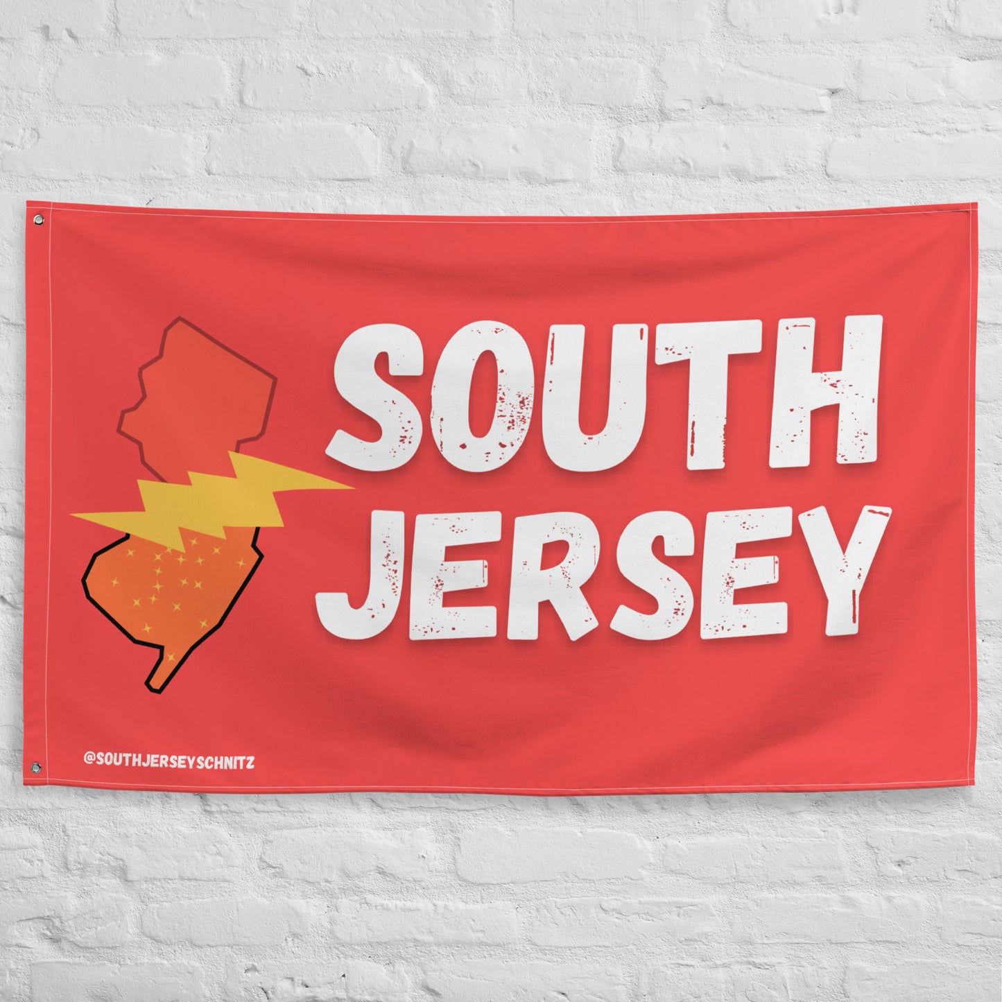 Red South Jersey Flag