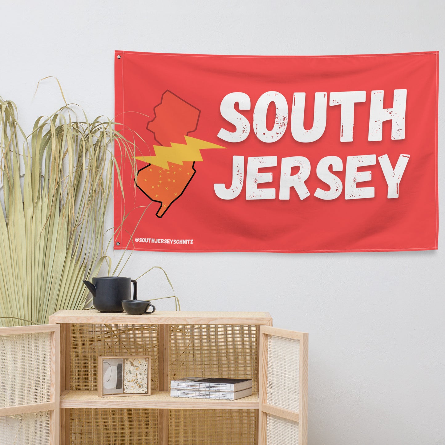 Red South Jersey Flag