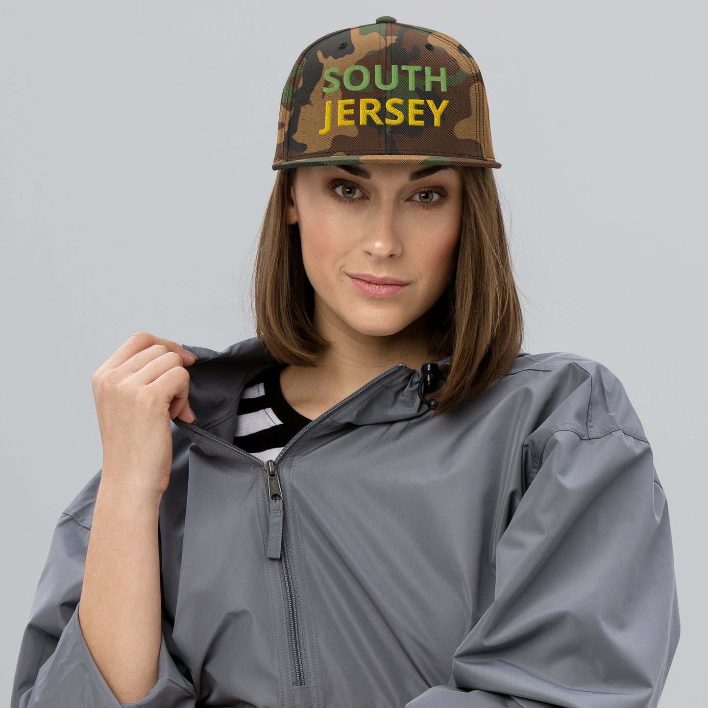 South Jersey Bleeds Green Snapback Hat