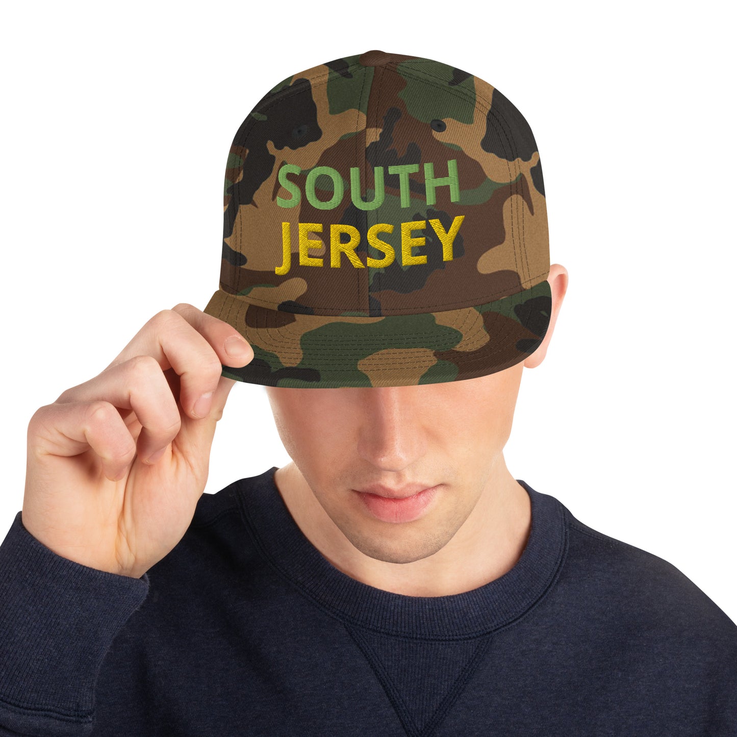 South Jersey Bleeds Green Snapback Hat