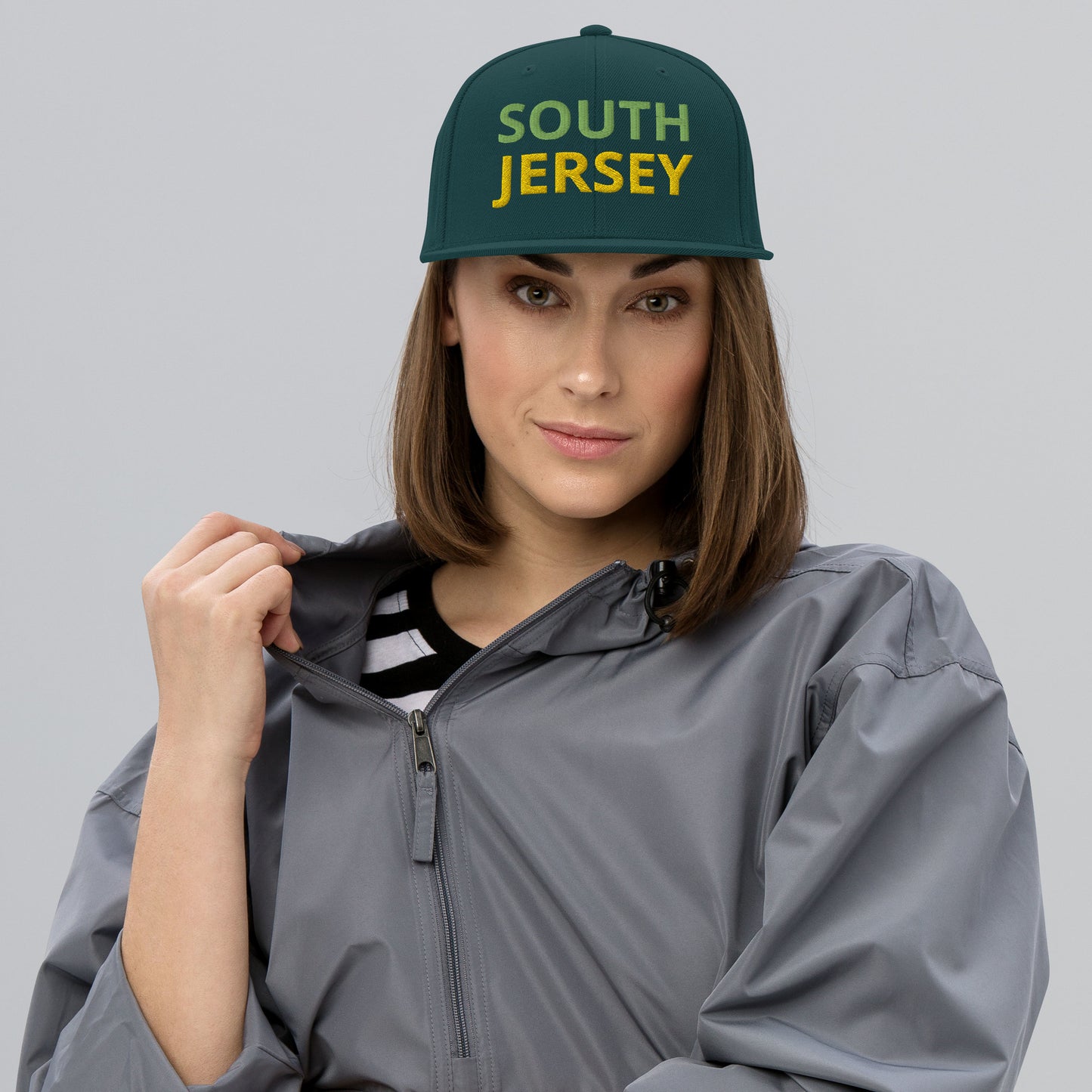 South Jersey Bleeds Green Snapback Hat