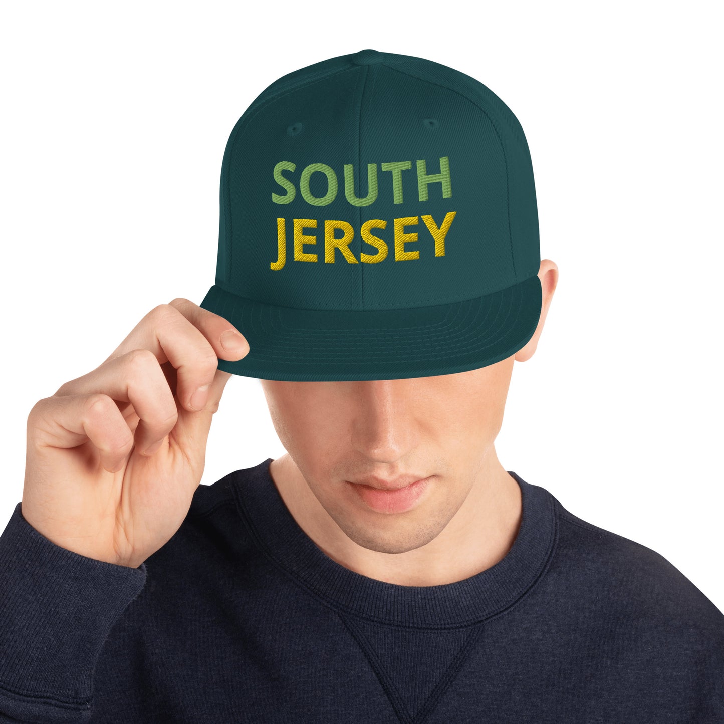 South Jersey Bleeds Green Snapback Hat