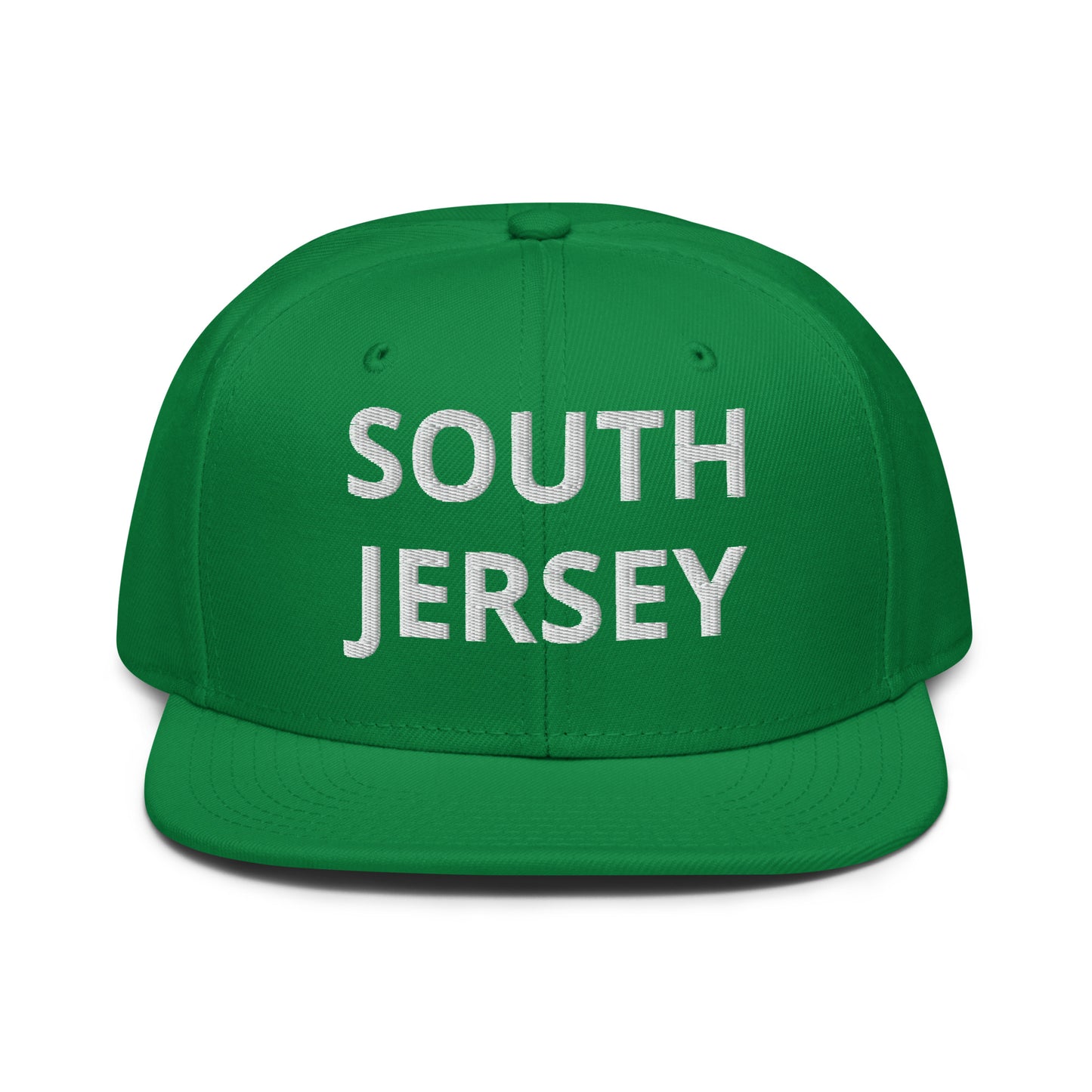 South Jersey Bleeds Green Snapback Hat - KELLY GREEN