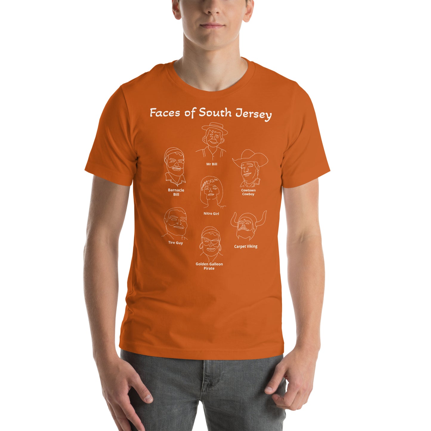 Faces of South Jersey Unisex t-shirt