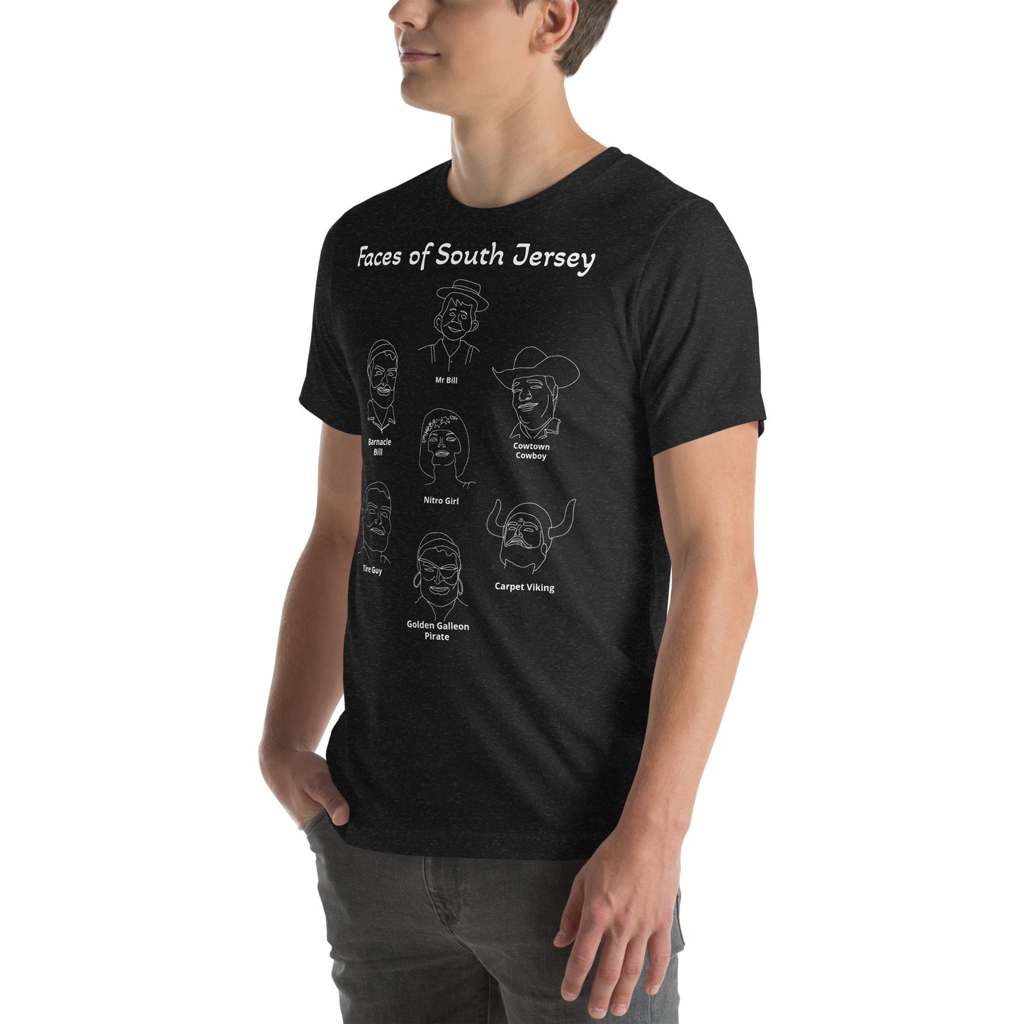 Faces of South Jersey Unisex t-shirt