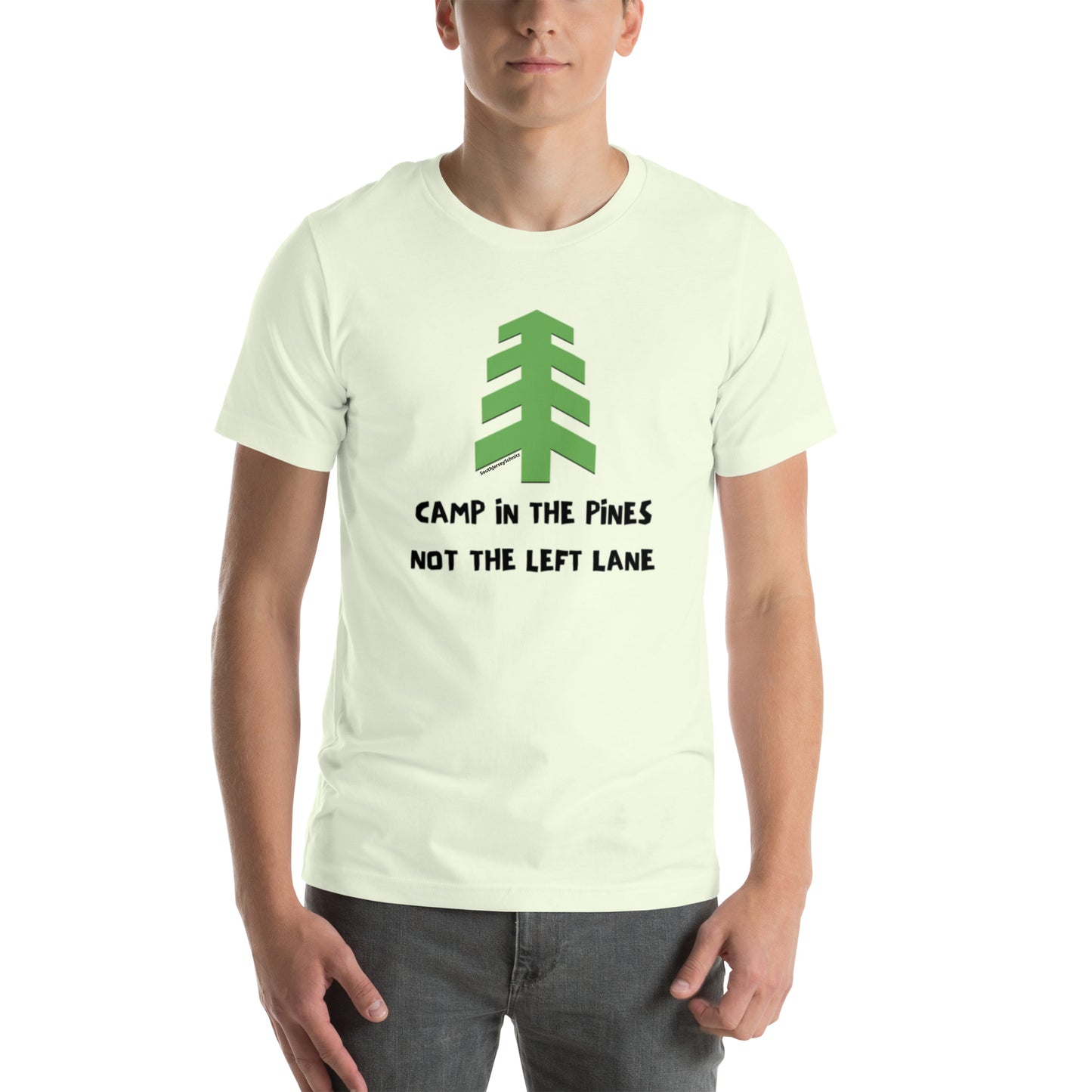 Camp in the Pines Unisex t-shirt