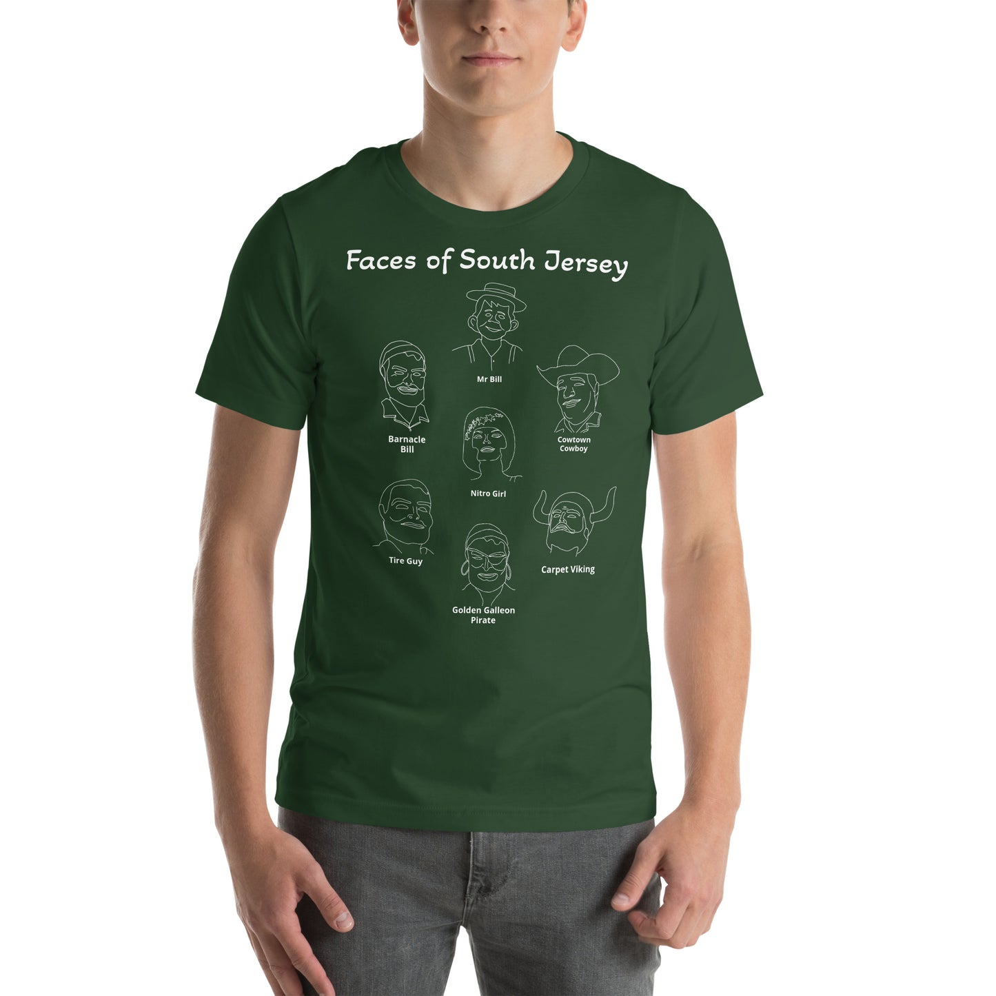 Faces of South Jersey Unisex t-shirt