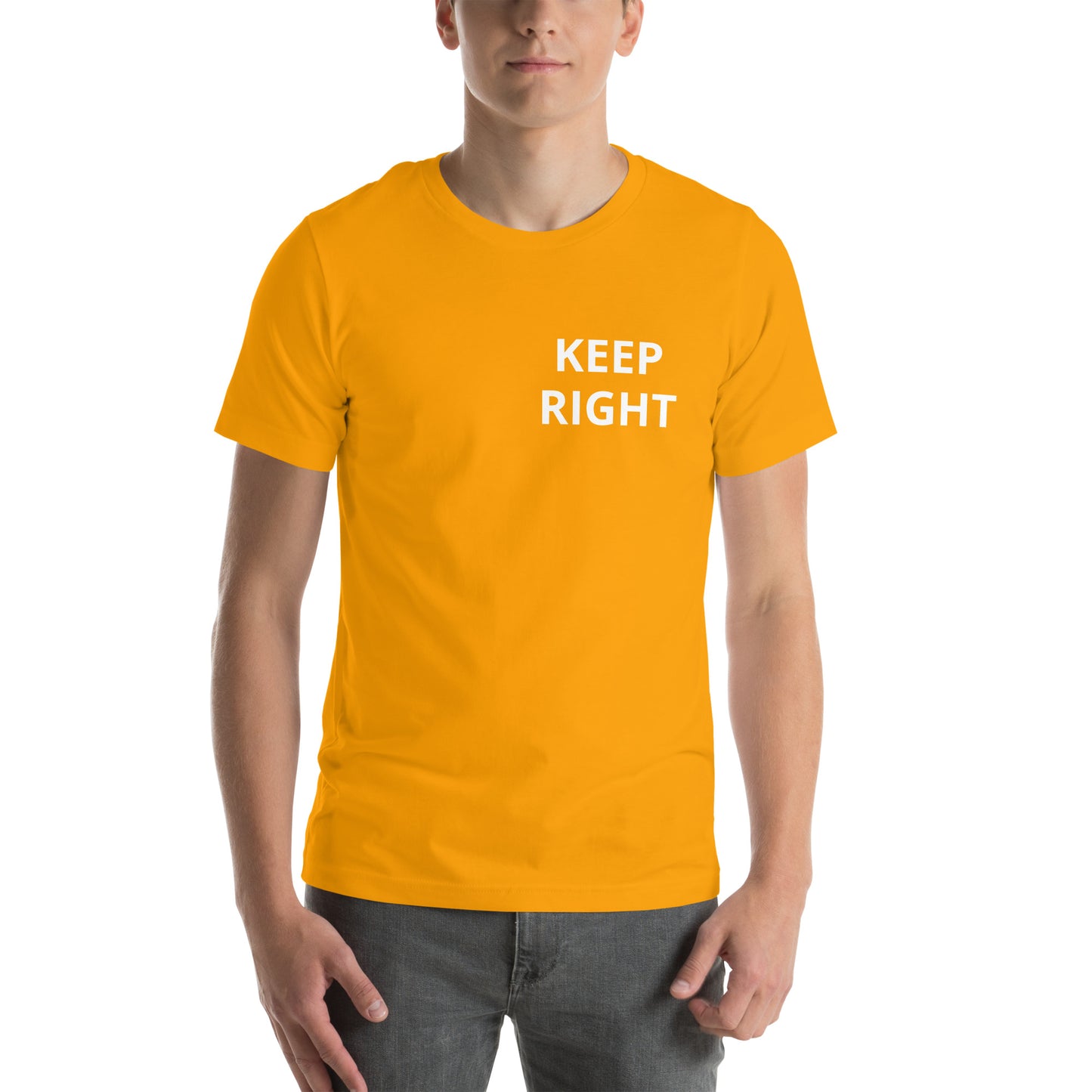 KEEP RIGHT Unisex t-shirt