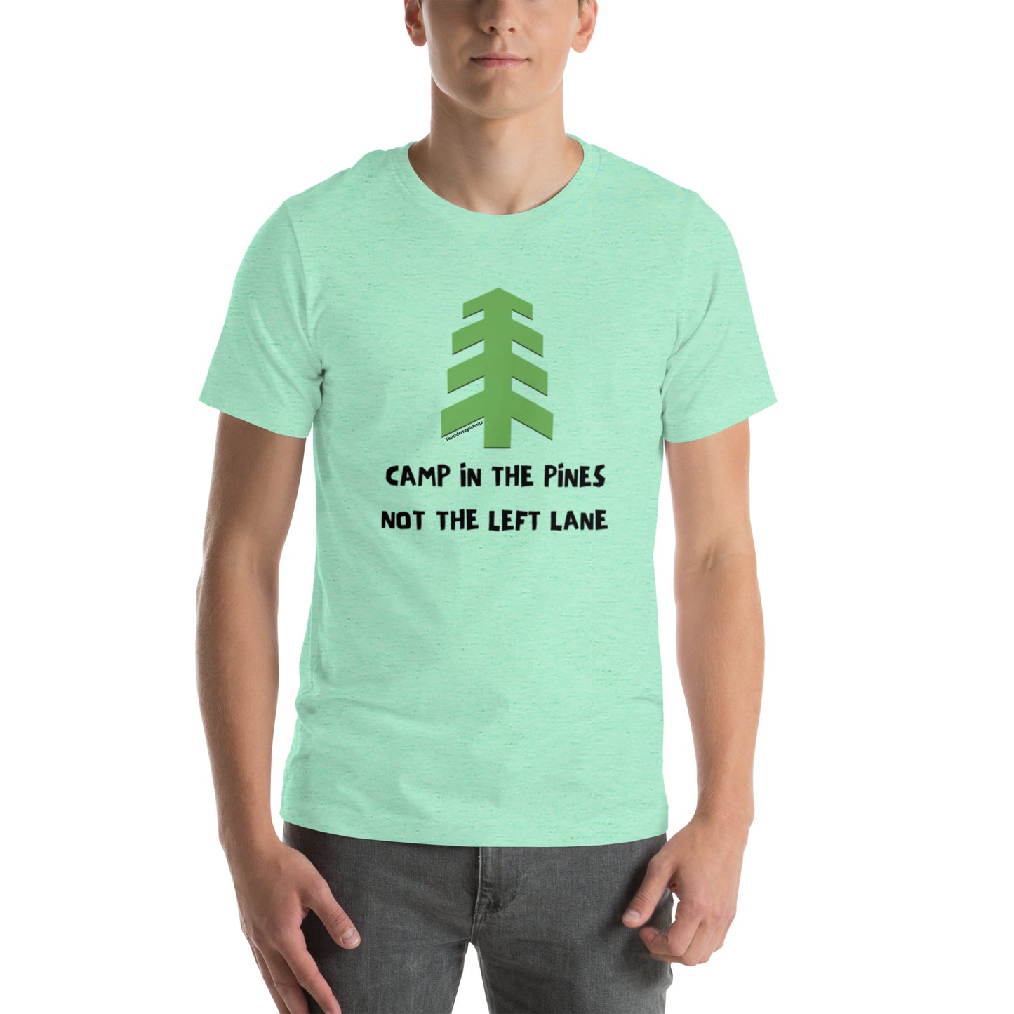 Camp in the Pines Unisex t-shirt