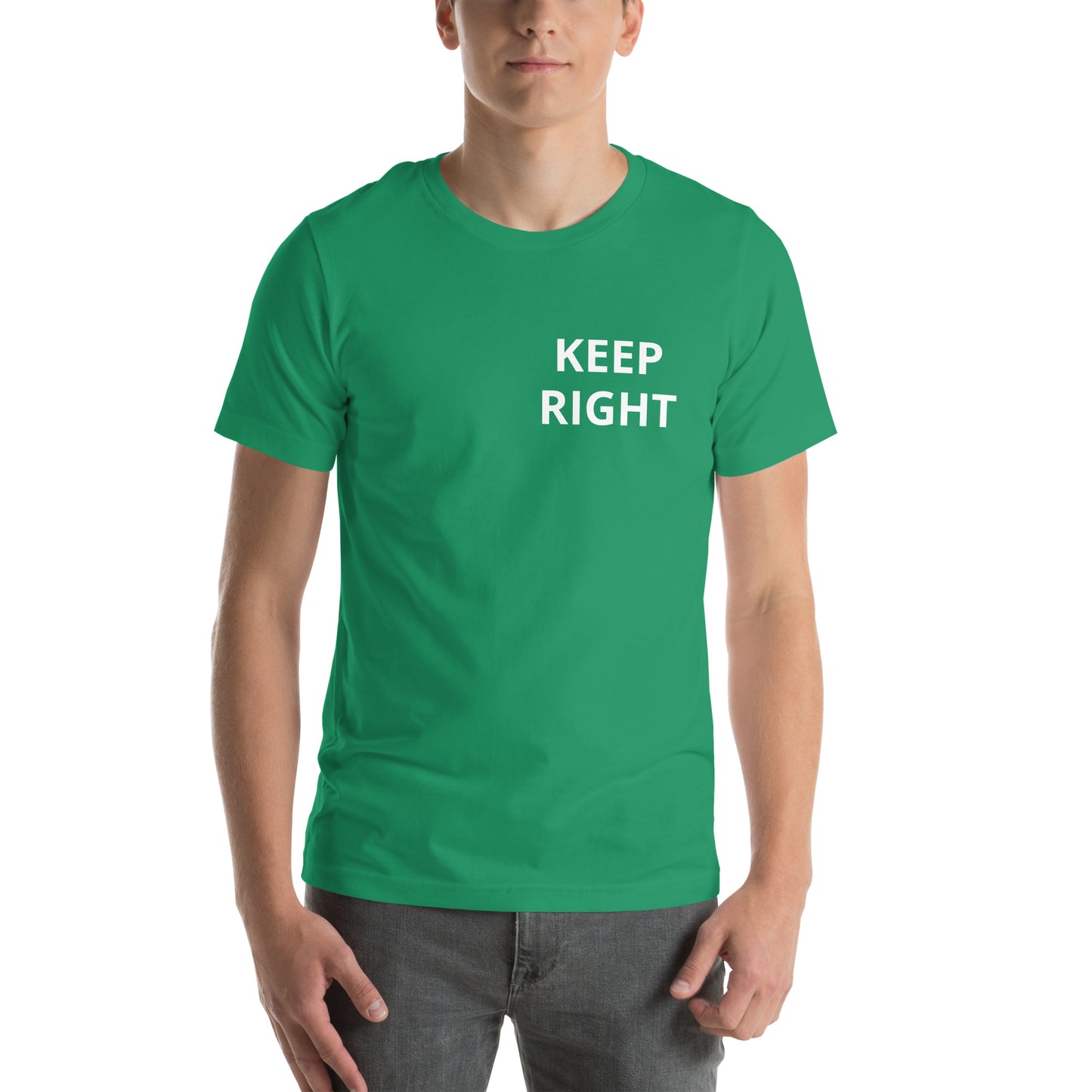 KEEP RIGHT Unisex t-shirt