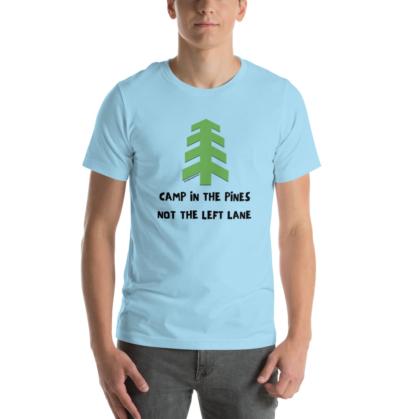 Camp in the Pines Unisex t-shirt